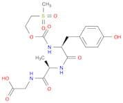 Glycine, N-[N-[N-[[2-(methylsulfonyl)ethoxy]carbonyl]-L-tyrosyl]-D-alanyl]-