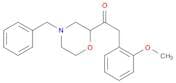 Ethanone, 2-(2-methoxyphenyl)-1-[4-(phenylmethyl)-2-morpholinyl]-