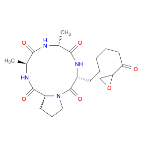 (3s,6r,9r,14ar)-3,6-dimethyl-9-[6-(oxiran-2-yl)-6-oxohexyl]decahydropyrrolo[1,2-a][1,4,7,10]tetraa…