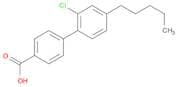 [1,1'-Biphenyl]-4-carboxylic acid, 2'-chloro-4'-pentyl-