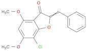 3(2H)-Benzofuranone, 7-chloro-4,6-dimethoxy-2-(phenylmethylene)-