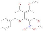 4H-1-Benzopyran-4-one, 5,7-dimethoxy-8-nitro-2-phenyl-