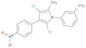 1H-Pyrrole, 2,4-dichloro-5-methyl-1-(3-methylphenyl)-3-(4-nitrophenyl)-