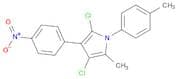 1H-Pyrrole, 2,4-dichloro-5-methyl-1-(4-methylphenyl)-3-(4-nitrophenyl)-