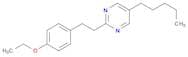 Pyrimidine, 2-[2-(4-ethoxyphenyl)ethyl]-5-pentyl-