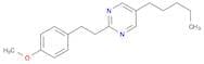 Pyrimidine, 2-[2-(4-methoxyphenyl)ethyl]-5-pentyl-