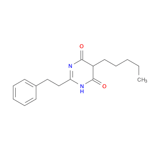 4,6(1H,5H)-Pyrimidinedione, 5-pentyl-2-(2-phenylethyl)-