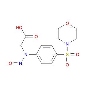 Glycine, N-[4-(4-morpholinylsulfonyl)phenyl]-N-nitroso-