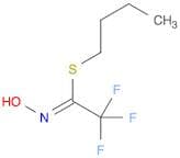 Ethanimidothioic acid, 2,2,2-trifluoro-N-hydroxy-, butyl ester, (Z)-