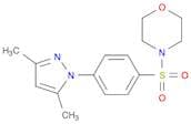 Morpholine, 4-[[4-(3,5-dimethyl-1H-pyrazol-1-yl)phenyl]sulfonyl]-