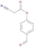 Acetic acid, cyano-, 4-formylphenyl ester