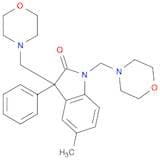1,3-BIS(MORPHOLINOMETHYL)-5-METHYL-3-PHENYL-2-INDOLINONE