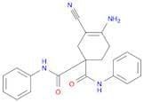 3-Cyclohexene-1,1-dicarboxamide, 4-amino-3-cyano-N,N'-diphenyl-