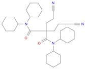 Propanediamide, 2,2-bis(2-cyanoethyl)-N,N,N',N'-tetracyclohexyl-