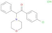 Ethanone, 1-(4-chlorophenyl)-2-(4-morpholinyl)-2-phenyl-, hydrochloride