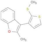 Benzofuran, 2-methyl-3-[2-(methylthio)-3-thienyl]-