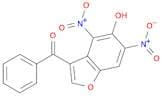 Methanone, (5-hydroxy-4,6-dinitro-3-benzofuranyl)phenyl-