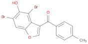 Methanone, (4,6-dibromo-5-hydroxy-3-benzofuranyl)(4-methylphenyl)-