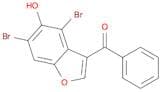 Methanone, (4,6-dibromo-5-hydroxy-3-benzofuranyl)phenyl-