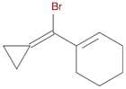 Cyclohexene, 1-(bromocyclopropylidenemethyl)-