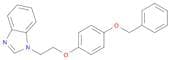1H-Benzimidazole, 1-[2-[4-(phenylmethoxy)phenoxy]ethyl]-