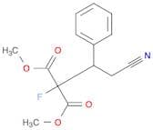 Propanedioic acid, (2-cyano-1-phenylethyl)fluoro-, dimethyl ester