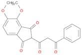 1H-Indene-1,3(2H)-dione, 2-(1,3-dioxo-3-phenylpropyl)-4,5-dimethoxy-