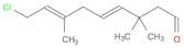 4,7-Nonadienal, 9-chloro-3,3,7-trimethyl-, (E,E)-
