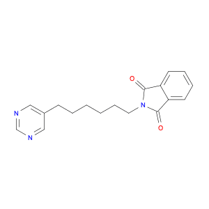 1H-Isoindole-1,3(2H)-dione, 2-[6-(5-pyrimidinyl)hexyl]-