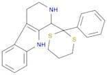 1H-Pyrido[3,4-b]indole, 2,3,4,9-tetrahydro-1-(2-phenyl-1,3-dithian-2-yl)-