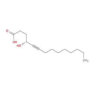 5-Tetradecynoic acid, 4-hydroxy-, (R)-
