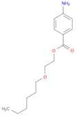 Ethanol, 2-(hexyloxy)-, 4-aminobenzoate