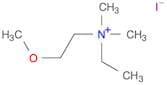 Ethanaminium, N-ethyl-2-methoxy-N,N-dimethyl-, iodide