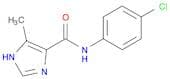 1H-Imidazole-4-carboxamide, N-(4-chlorophenyl)-5-methyl-