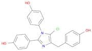 4,4'-(5-Chloro-4-(4-hydroxybenzyl)-1H-imidazole-1,2-diyl)diphenol