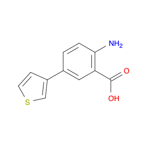 Benzoicacid, 2-amino-5-(3-thienyl)-