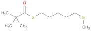 Propanethioic acid, 2,2-dimethyl-, S-[5-(methylthio)pentyl] ester