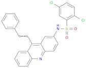 2,5-Dichloro-N-(9-styrylacridin-2-yl)benzenesulfonamide