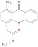 9H-Xanthene-4-acetic acid, 1-methyl-9-oxo-, methyl ester