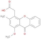 9H-Xanthene-4-acetic acid, 1-methoxy-3-methyl-9-oxo-