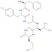 L-Methioninamide, L-phenylalanyl-4-chloro-L-phenylalanylglycyl-L-leucyl-