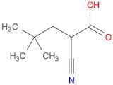 Pentanoic acid, 2-cyano-4,4-dimethyl-