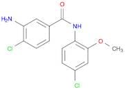 Benzamide, 3-amino-4-chloro-N-(4-chloro-2-methoxyphenyl)-