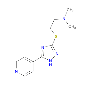 Ethanamine, N,N-dimethyl-2-[[5-(4-pyridinyl)-1H-1,2,4-triazol-3-yl]thio]-