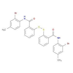 Benzamide, 2,2'-dithiobis[N-(2-bromo-4-methylphenyl)-