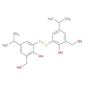 Benzenemethanol, 3,3'-dithiobis[2-hydroxy-5-(1-methylethyl)-