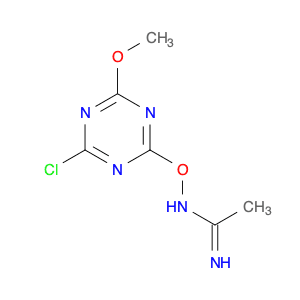 N-((4-Chloro-6-methoxy-1,3,5-triazin-2-yl)oxy)acetimidamide