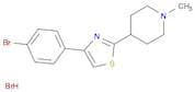 Piperidine, 4-[4-(4-bromophenyl)-2-thiazolyl]-1-methyl-, hydrobromide