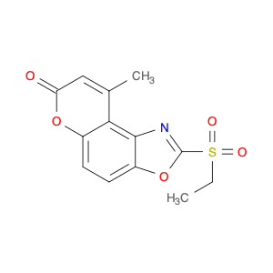 7H-Pyrano[3,2-e]benzoxazol-7-one, 2-(ethylsulfonyl)-9-methyl-