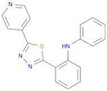 N-Phenyl-2-(5-(pyridin-4-yl)-1,3,4-thiadiazol-2-yl)aniline